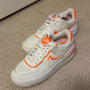 Nike Wmns Air Force 1 Shadow 'Total Orange' (2020). Size 8.